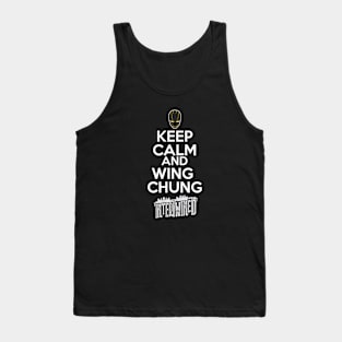 KEEP CALM AND WING CHUNG (INTERTWINED) Tank Top